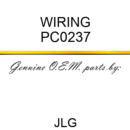WIRING PC0237