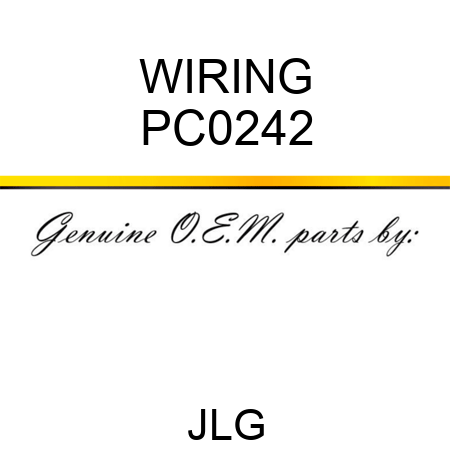 WIRING PC0242