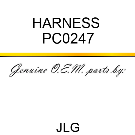 HARNESS  PC0247