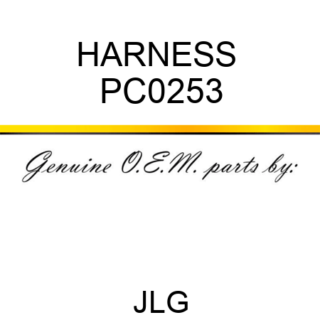 HARNESS  PC0253