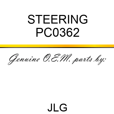 STEERING PC0362