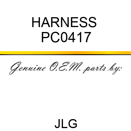 HARNESS  PC0417