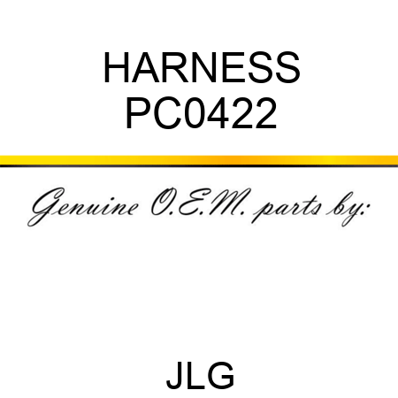 HARNESS PC0422