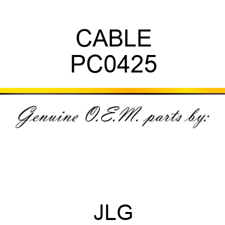 CABLE PC0425