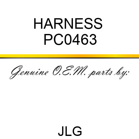 HARNESS  PC0463