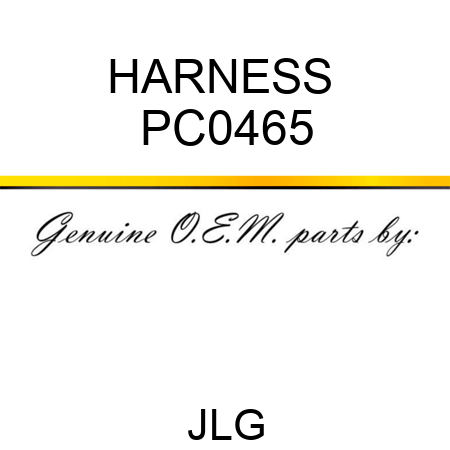 HARNESS  PC0465