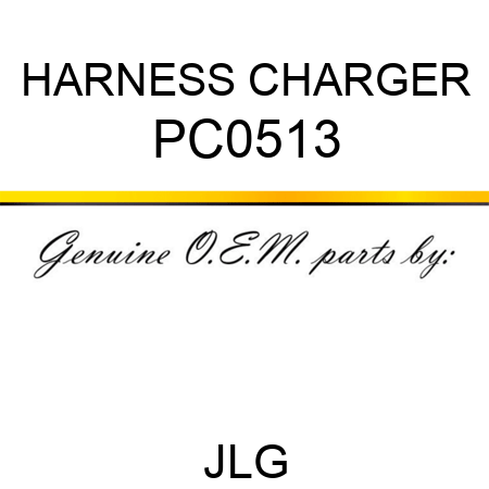 HARNESS CHARGER PC0513