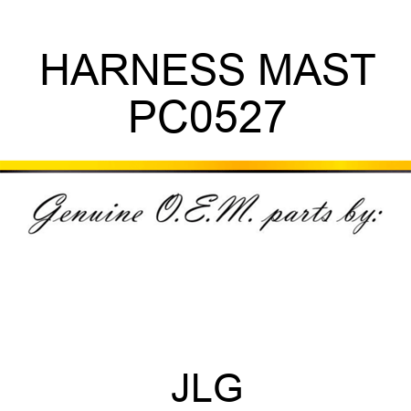 HARNESS MAST PC0527