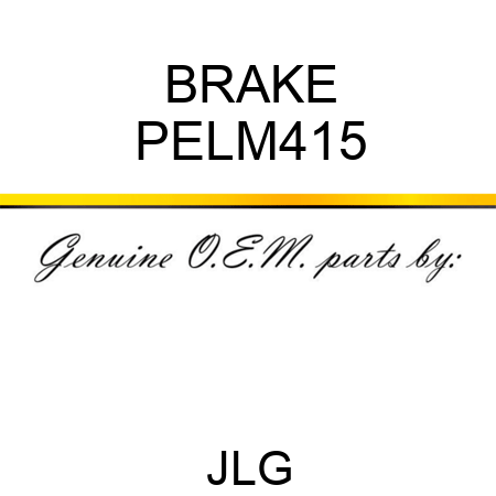BRAKE PELM415