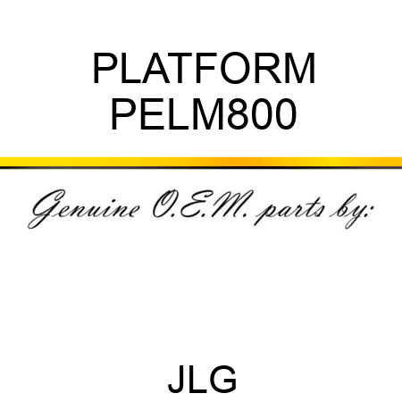 PLATFORM PELM800