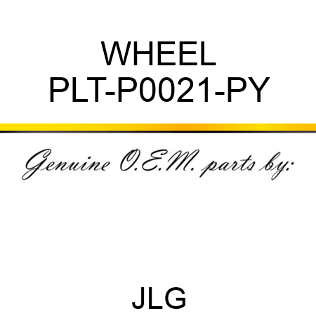 WHEEL PLT-P0021-PY