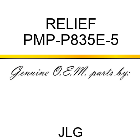 RELIEF PMP-P835E-5