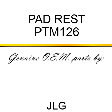 PAD REST PTM126