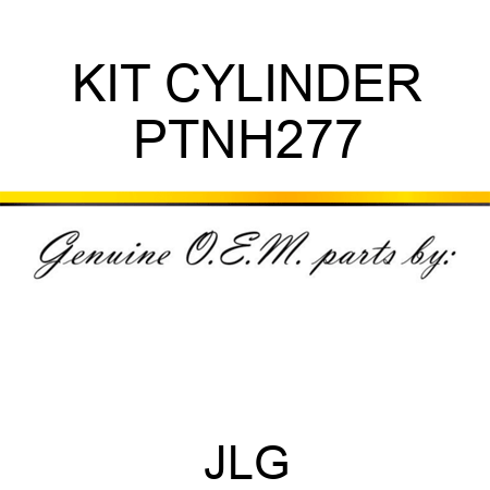 KIT CYLINDER PTNH277
