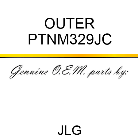 OUTER PTNM329JC