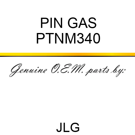 PIN GAS PTNM340