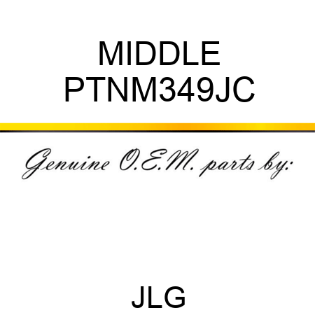 MIDDLE PTNM349JC