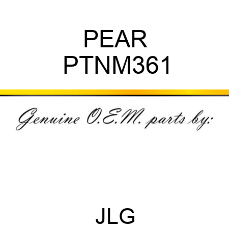 PEAR PTNM361