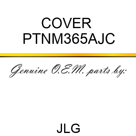 COVER  PTNM365AJC