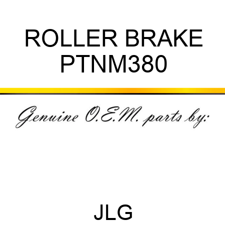 ROLLER BRAKE PTNM380