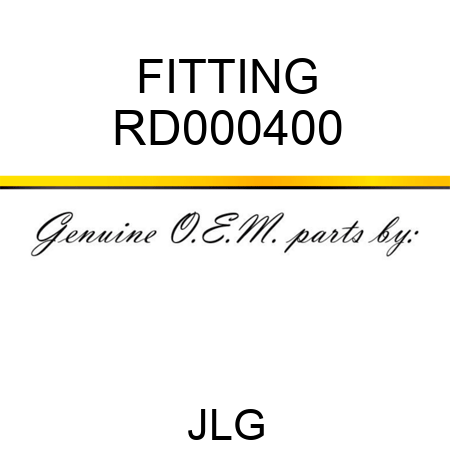 FITTING RD000400