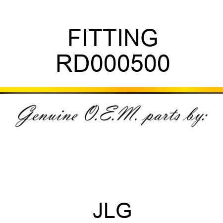 FITTING RD000500