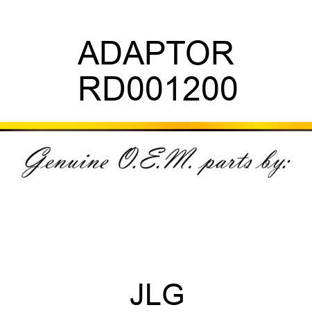 ADAPTOR RD001200