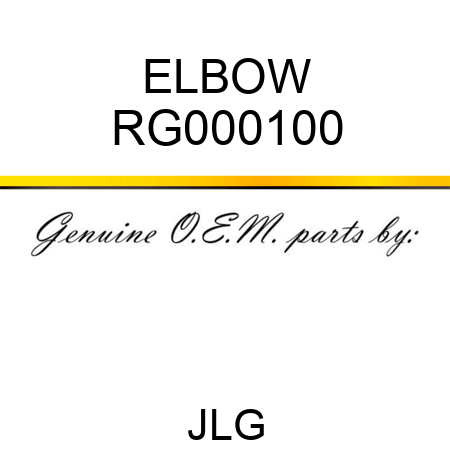 ELBOW RG000100