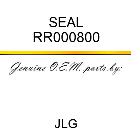 SEAL RR000800