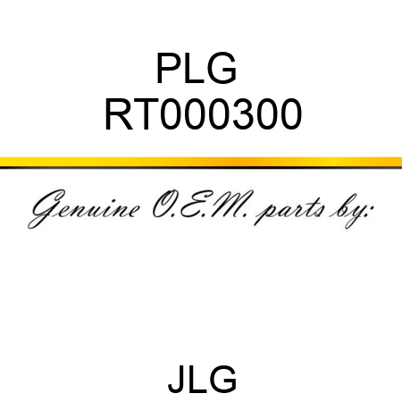 PLG  RT000300