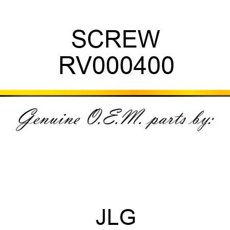 SCREW RV000400
