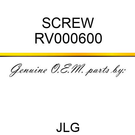 SCREW RV000600