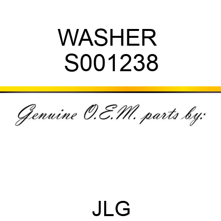 WASHER  S001238