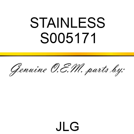STAINLESS S005171
