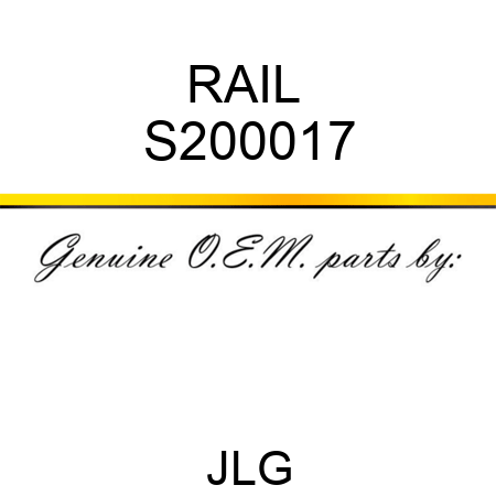 RAIL  S200017