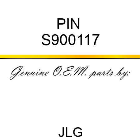 PIN  S900117