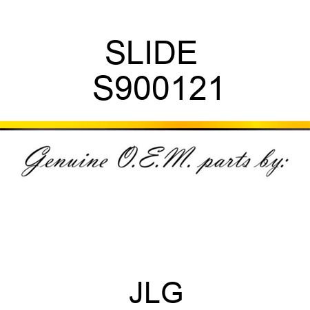 SLIDE  S900121