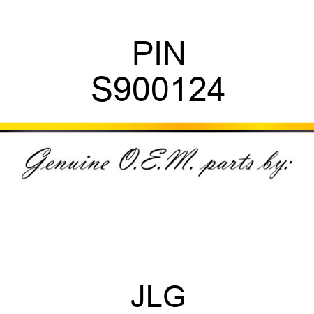 PIN S900124