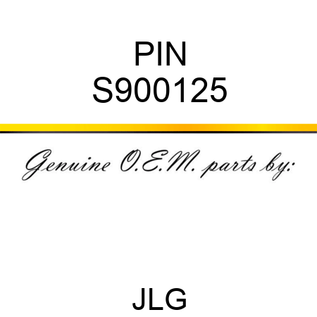 PIN S900125