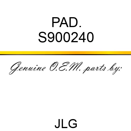 PAD. S900240