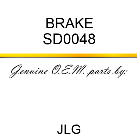 BRAKE SD0048