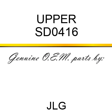 UPPER SD0416