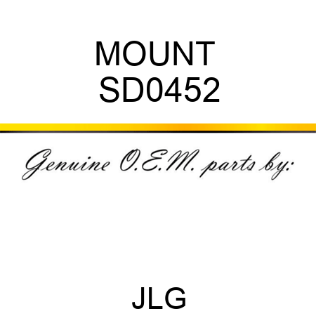 MOUNT  SD0452