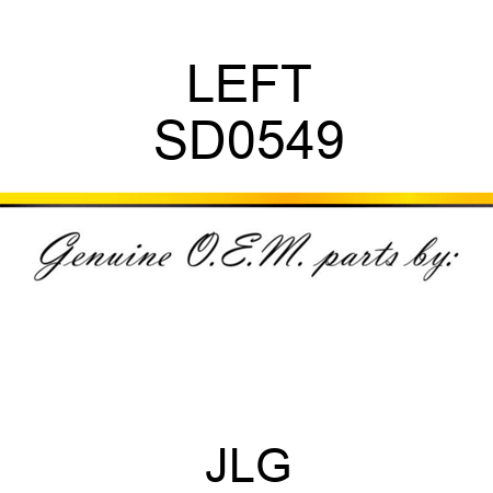 LEFT SD0549