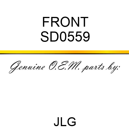 FRONT SD0559