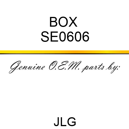 BOX  SE0606