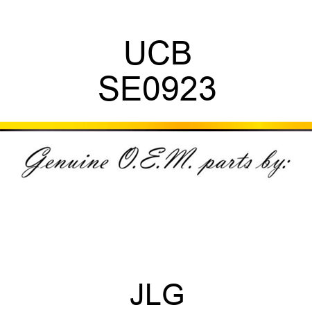 UCB SE0923