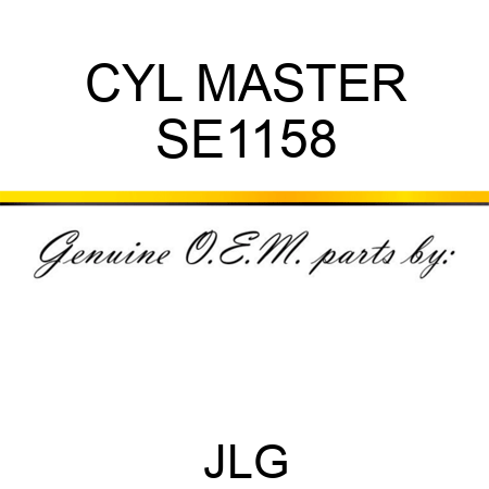 CYL MASTER SE1158