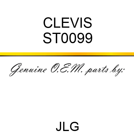 CLEVIS ST0099