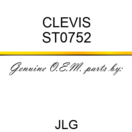 CLEVIS ST0752
